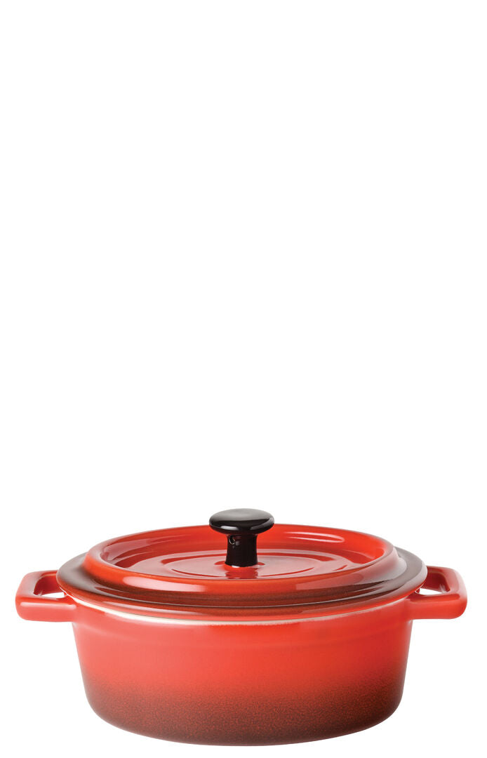 Flame Oval Casserole 6" (15cm) 17oz (48cl)