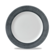 Bamboo Spinwash Mist Footed Porcelain Plate 10 1/4"