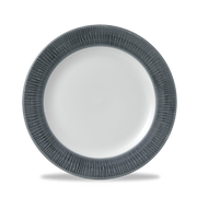 Bamboo Spinwash Mist Footed Porcelain Plate 9 1/8"