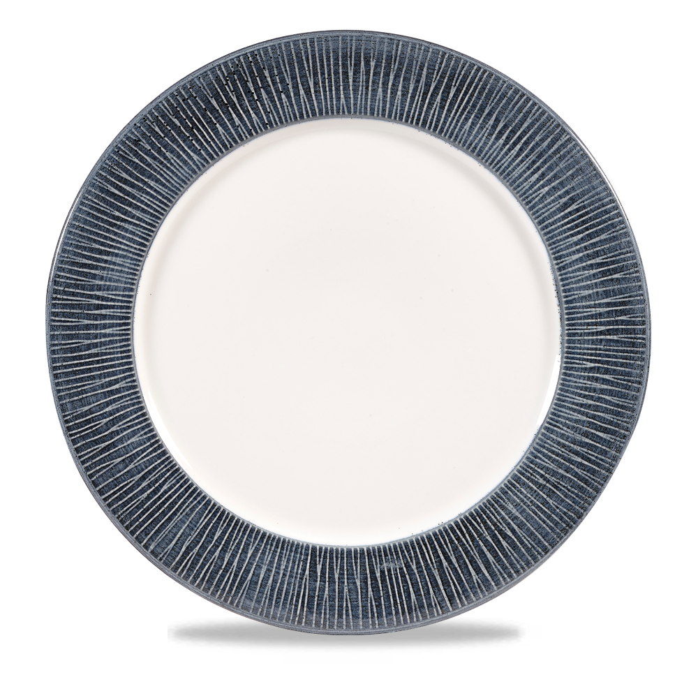 Bamboo Spinwash Mist Porcelain Presentation Plate 12"