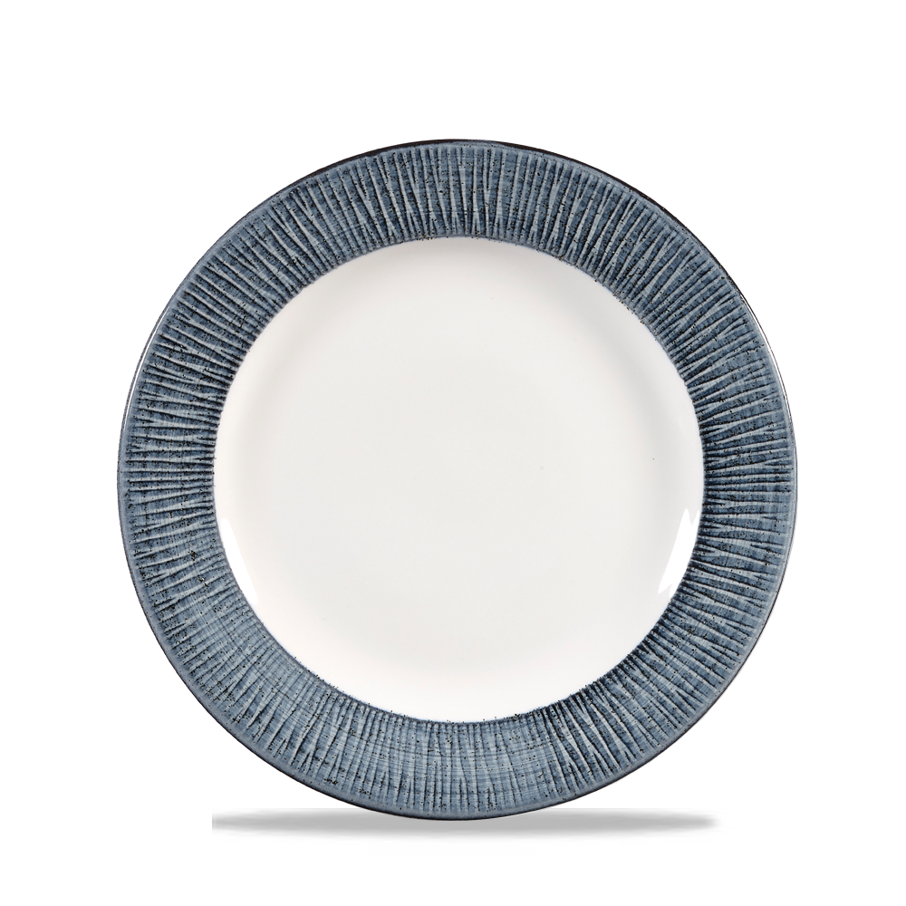 Bamboo Spinwash Mist Porcelain Plate 8 1/4"