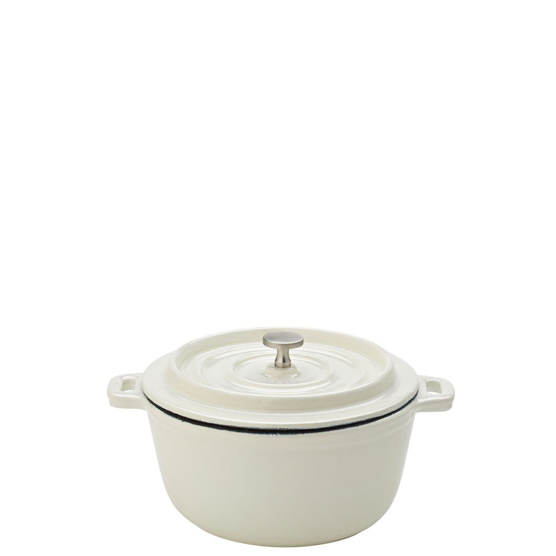 Cast Iron Calico Round Casserole 5.5" (14cm)