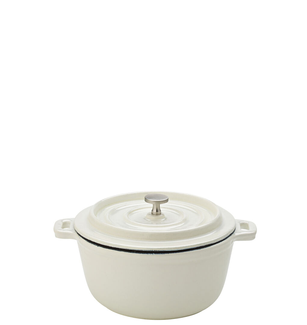 Cast Iron Calico Round Casserole 5.5" (14cm)