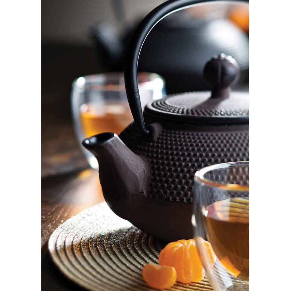 Mandarin Teapot Black 24oz (67cl) - with Infuser