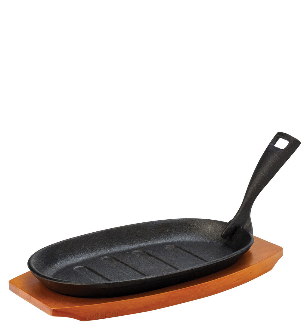 Sizzle Platter 9.5" (24cm) - with Wooden Base