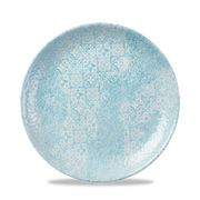 Vintage Prints Med Tiles Aquamarine Coupe Plate 21.7cm