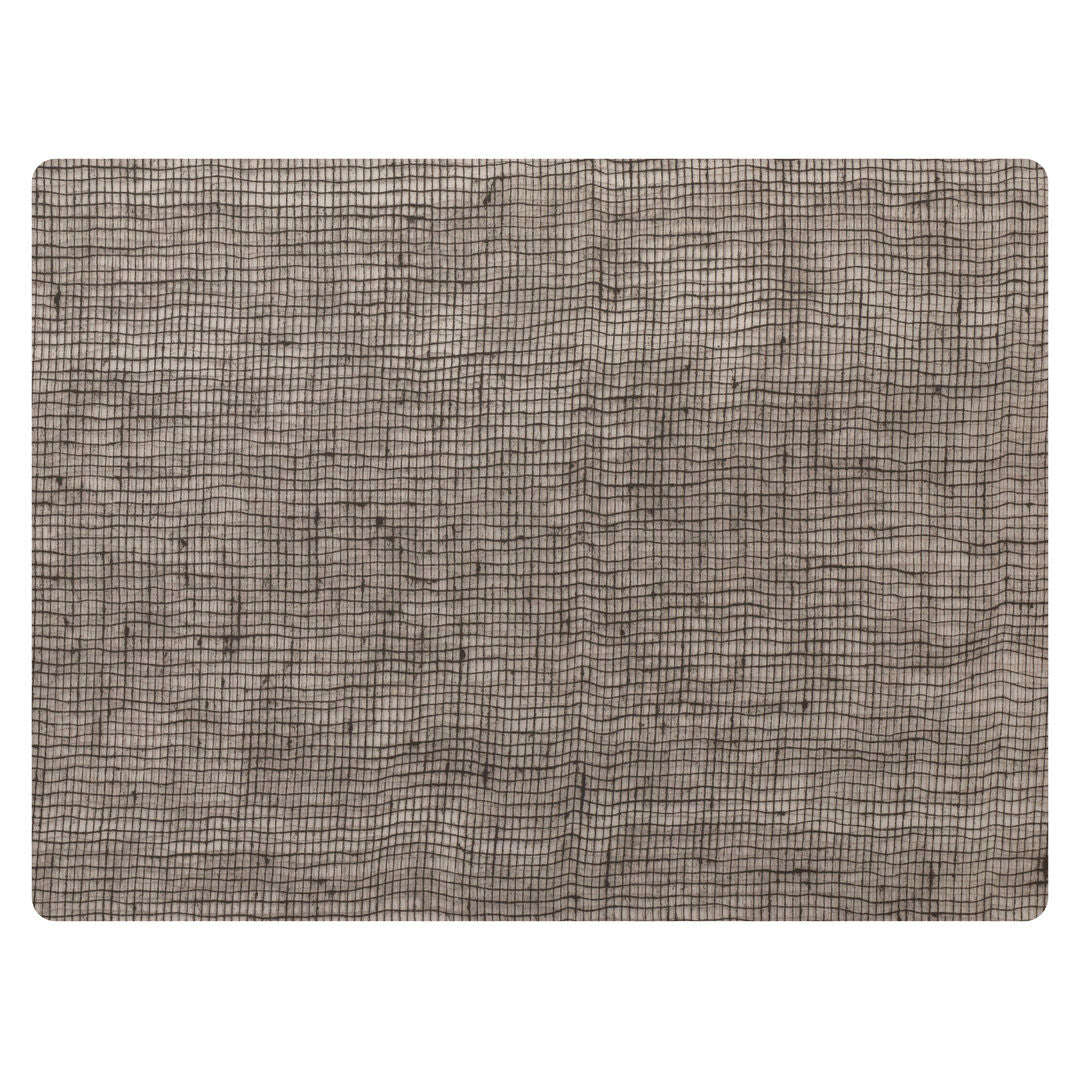 Utopia | Table Presentation | Modern Twist Linen Chocolate Silicone Placemat 30.5 x 40.6cm (12 x 16") | Bespoke77