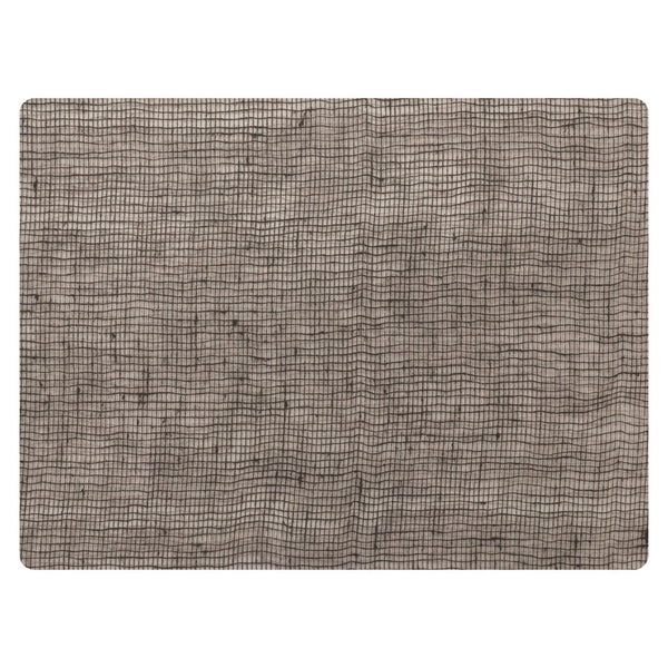 Utopia | Table Presentation | Modern Twist Linen Chocolate Silicone Placemat 30.5 x 40.6cm (12 x 16") | Bespoke77