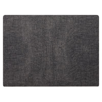 Utopia | Table Presentation | Modern Twist Linen Black Grey Silicone Placemat 30.5 x 40.6cm (12 x 16") | Bespoke77