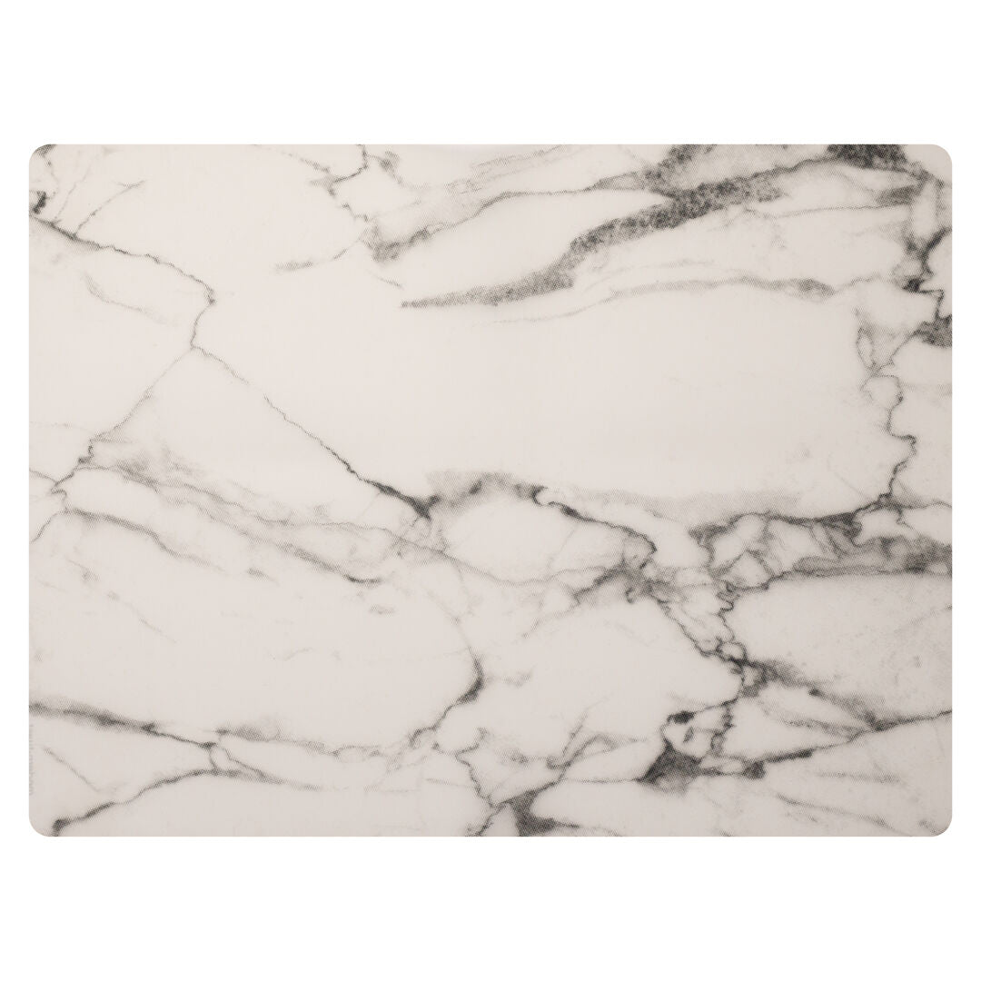 Utopia | Table Presentation | Modern Twist Marble Grey Silicone Placemat 30.5 x 40.6cm (12 x 16") | Bespoke77