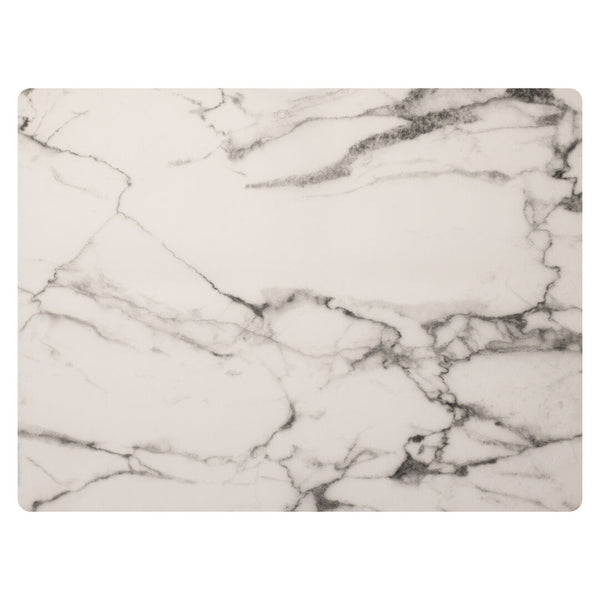 Utopia | Table Presentation | Modern Twist Marble Grey Silicone Placemat 30.5 x 40.6cm (12 x 16") | Bespoke77