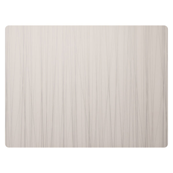 Utopia | Table Presentation | Modern Twist Stream Silver Silicone Placemat 30.5 x 40.6cm (12 x 16") | Bespoke77