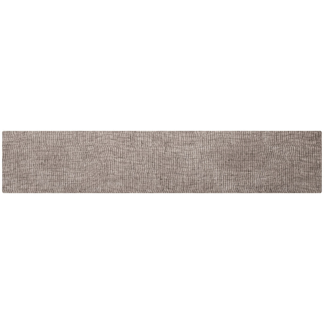 Utopia | Table Presentation | Modern Twist Linen Chocolate Silicone Table Runner 35.6 x 182.9cm (14 x 72") | Bespoke77