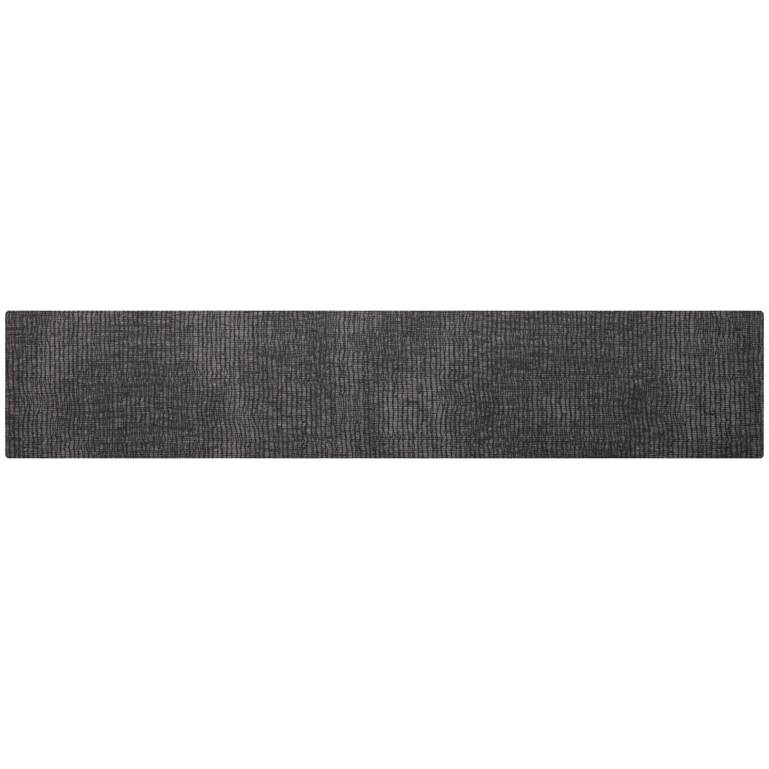 Utopia | Table Presentation | Modern Twist Linen Black Silicone Table Runner 35.6 x 182.9cm (14 x 72") | Bespoke77