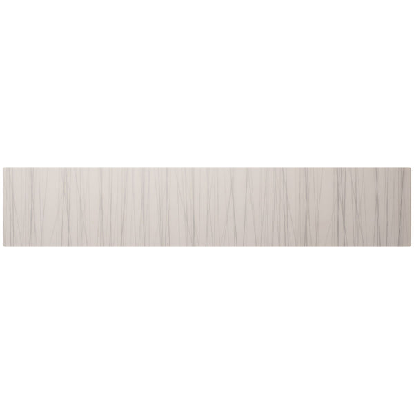 Utopia | Table Presentation | Modern Twist Stream Silver Silicone Table Runner 35.6 x 182.9cm (14 x 72") | Bespoke77