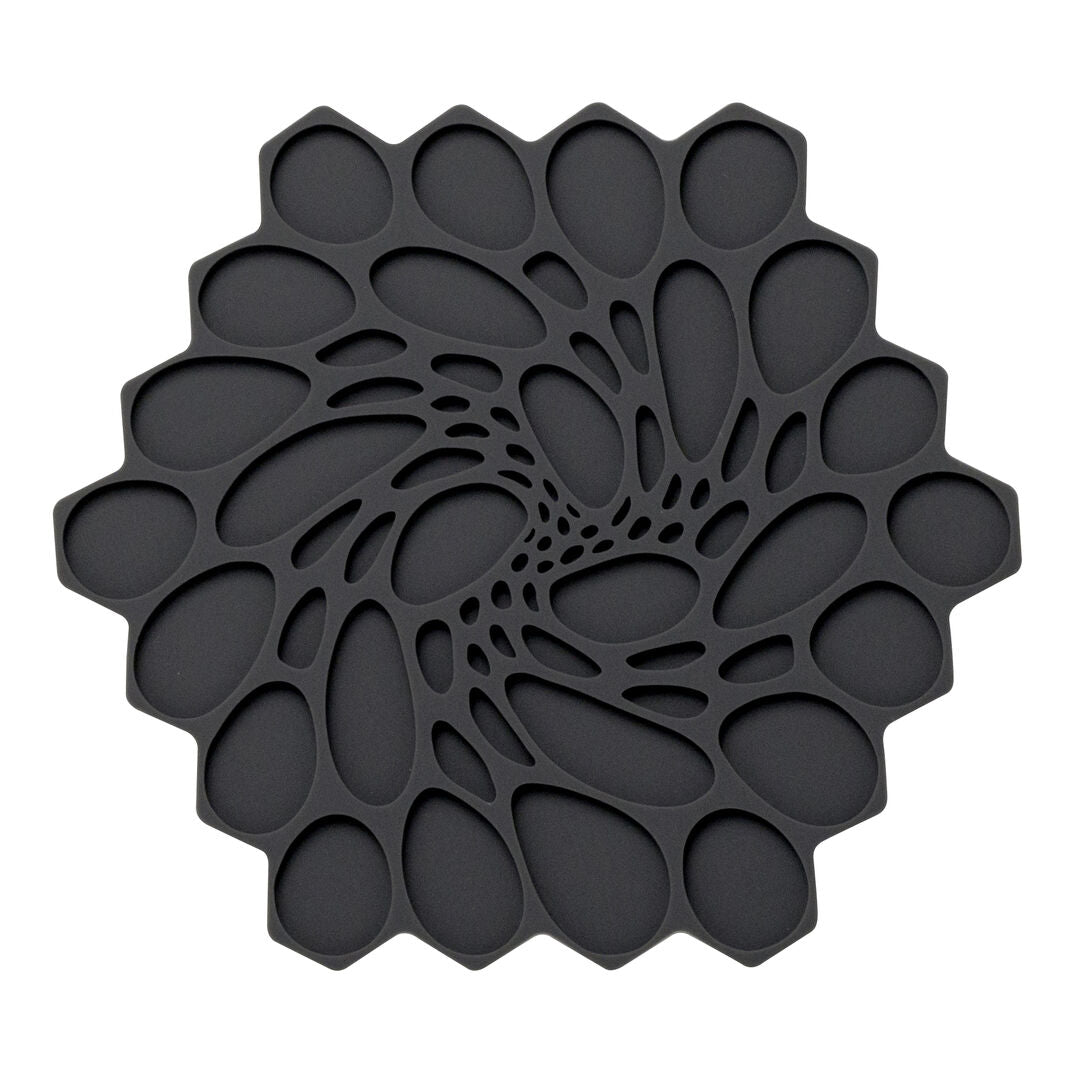 Utopia | Table Presentation | Modern Twist Hive Graphite Trivet 17.8cm (7") | Bespoke77