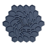 Utopia | Table Presentation | Modern Twist Hive Midnight Trivet 17.8cm (7") | Bespoke77