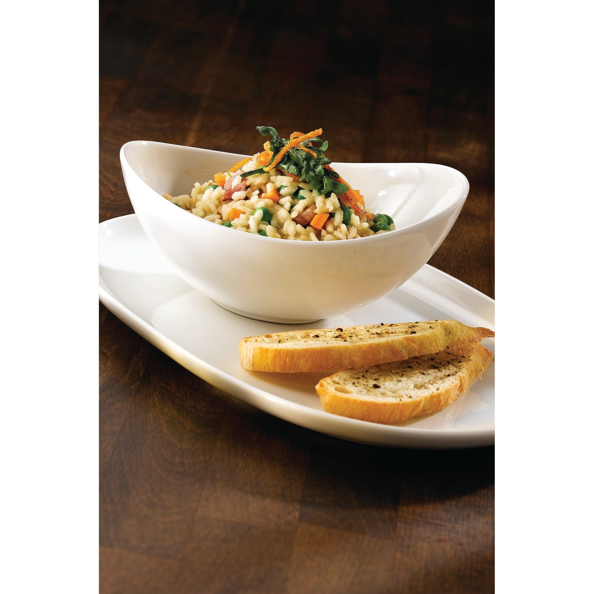 Alchemy Moonstone White Buffet Bowl 30oz