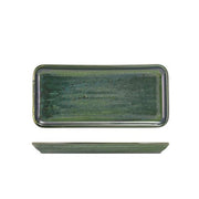 Terra Porcelain Aqua Green Narrow Rectangular Platter 27 x 12.5cm