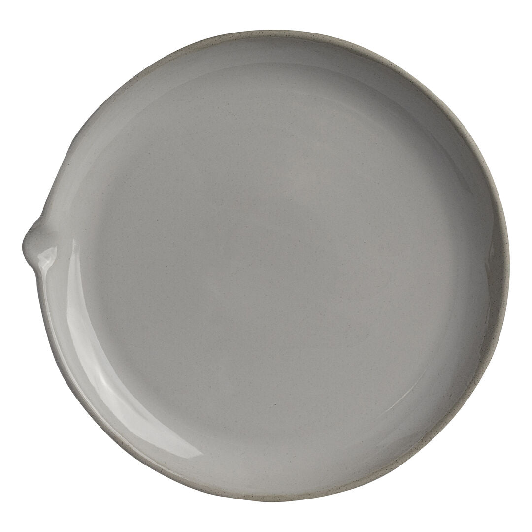 Utopia | Tableware | Gembrook White With Spout Plate 26.35 x 25.5cm (10 3/8 x 10") | Bespoke77