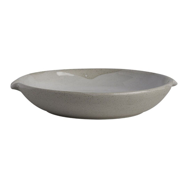 Utopia | Tableware | Gembrook White Dish With Double Spout 18 x 16 x 3cm 27cl (7 x 6 3/8 x 1 1/4" 9 1/2oz) | Bespoke77