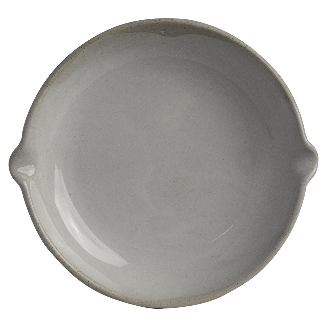 Utopia | Tableware | Gembrook White Dish With Double Spout 18 x 16 x 3cm 27cl (7 x 6 3/8 x 1 1/4" 9 1/2oz) | Bespoke77