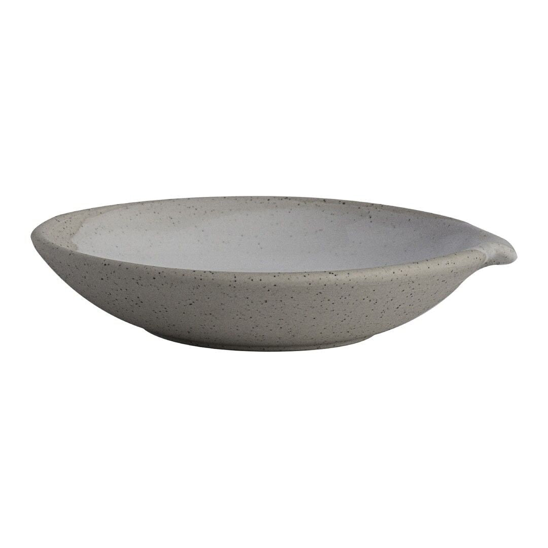 Utopia | Tableware | Gembrook White Dish With Spout 12.7 x 11.75 x 2.5cm 10.65cl (5 x 4 5/8 x 1" 3 3/4oz) | Bespoke77