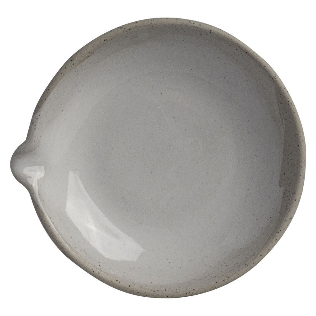 Utopia | Tableware | Gembrook White Dish With Spout 12.7 x 11.75 x 2.5cm 10.65cl (5 x 4 5/8 x 1" 3 3/4oz) | Bespoke77
