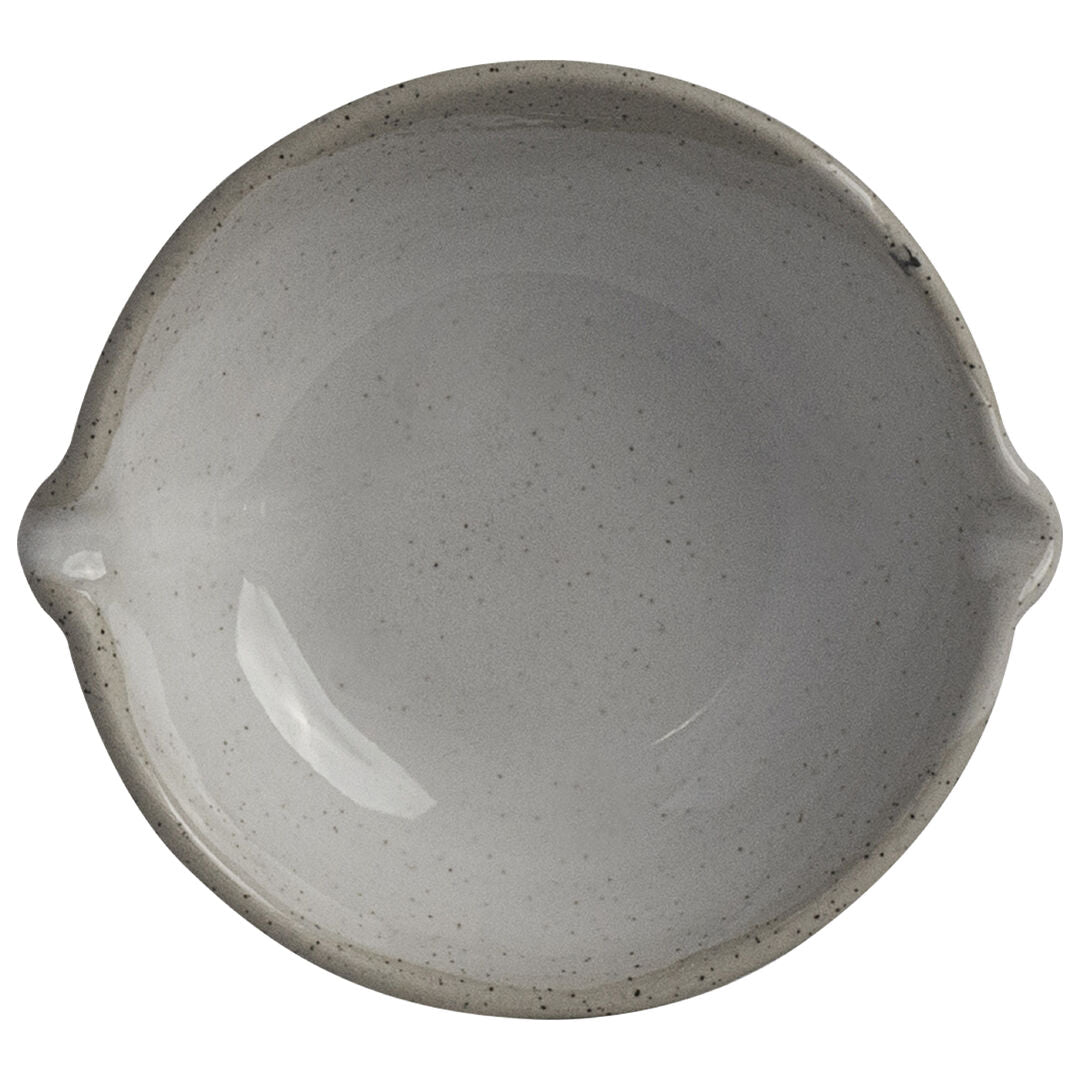 Utopia | Tableware | Gembrook White Condiment Dish With Double Spout 11 x 10cm 10cl (3 x 4 1/4" 3 1/2oz) | Bespoke77