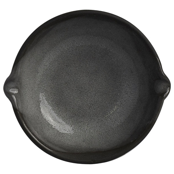 Utopia | Tableware | Gembrook Gray Condiment Dish With Double Spout 11 x 10 x 3cm 10cl (4 3/8 x 4 x 1 1/4" 1/2oz) | Bespoke77