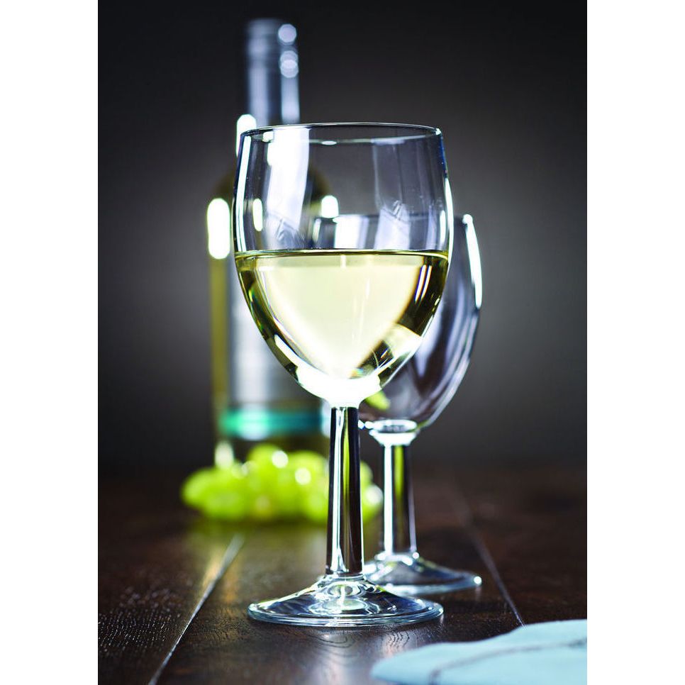 Toughened Saxon Flute 5.25oz (15cl) L@ 125ml CE