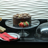 Patisserie Upturn Footed Plate and Dome 32cm - Set
