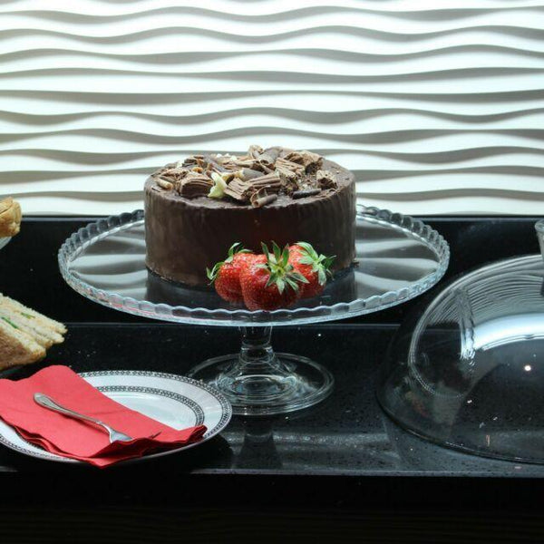 Patisserie Upturn Footed Glass Cake Stand