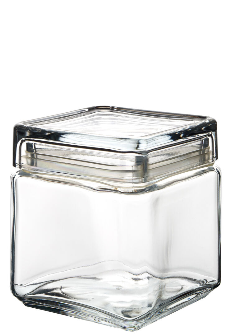 Square Biscotti Jar 1L