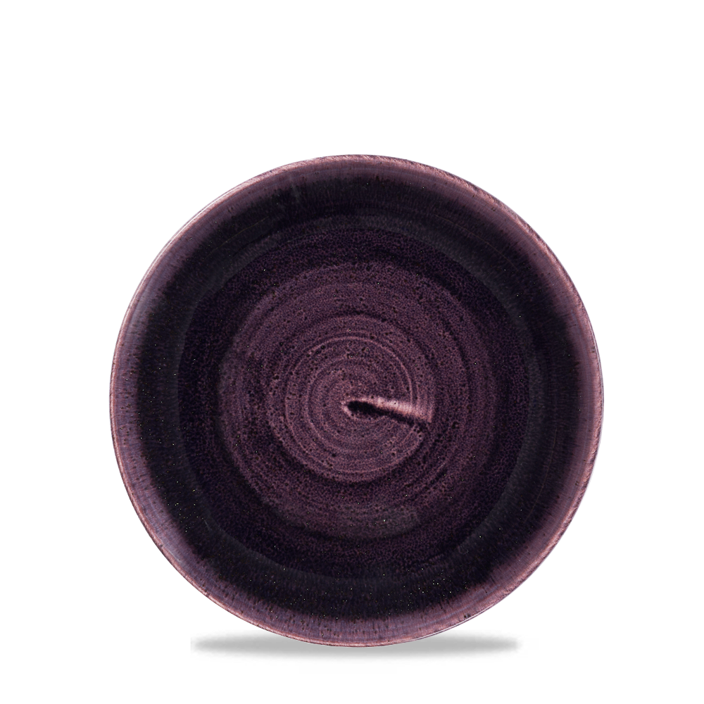 Stonecast Patina Deep Purple Coupe Plate 16.5cm