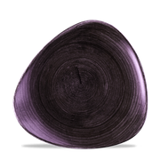 Stonecast Patina Deep Purple Triangle Plate 26.5cm