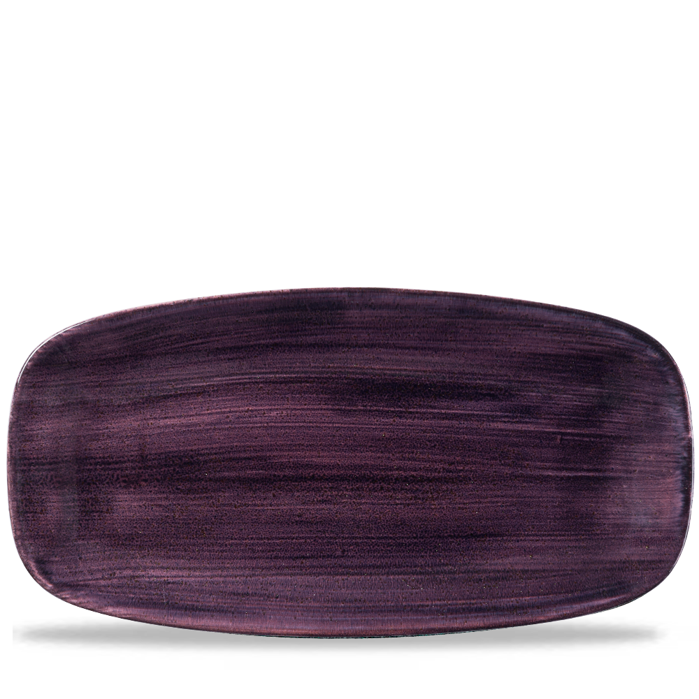 Stonecast Patina Deep Purple Chefs Oblong Plate No.4 35.5 X 18.9cm