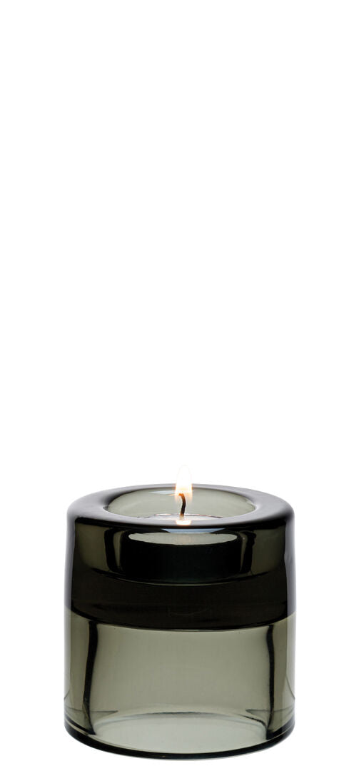 Black Double Ended Tealight Holder 2.75" (7cm)