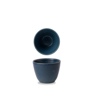 Bit On The Side Porcelain Oslo Blue Contour Chip Mug 10oz