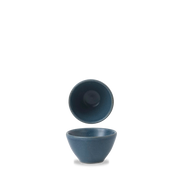 Bit On The Side Porcelain Oslo Blue Contour Dip Pot 2oz