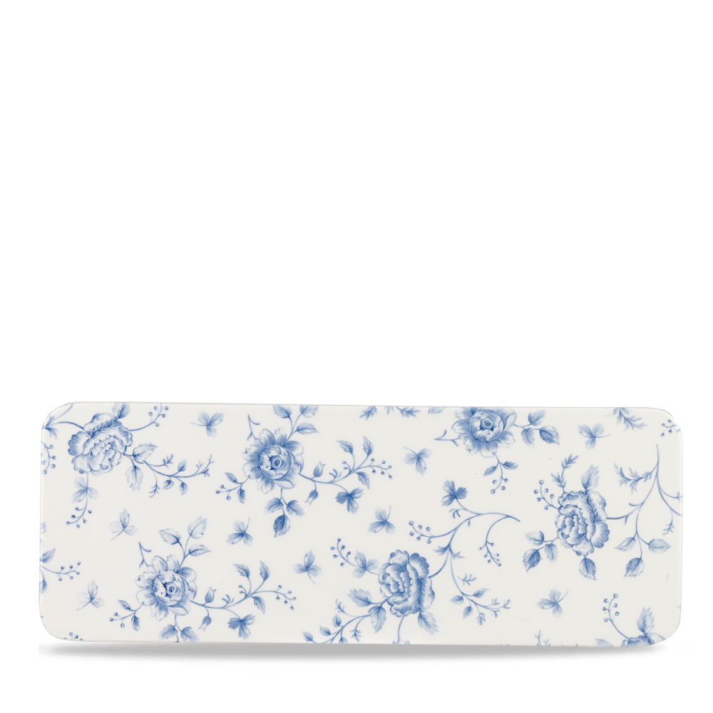 Alchemy Rose Chintz Prague Rectangular Tile - Stylish Fine China