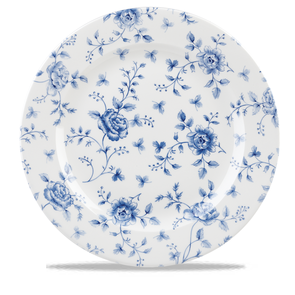 Vintage Prints Rose Chintz Prague Profile Plate 12"