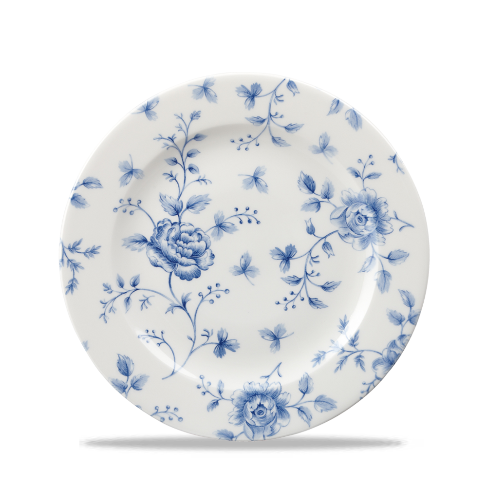 Vintage Prints Rose Chintz Prague Profile Plate 8"