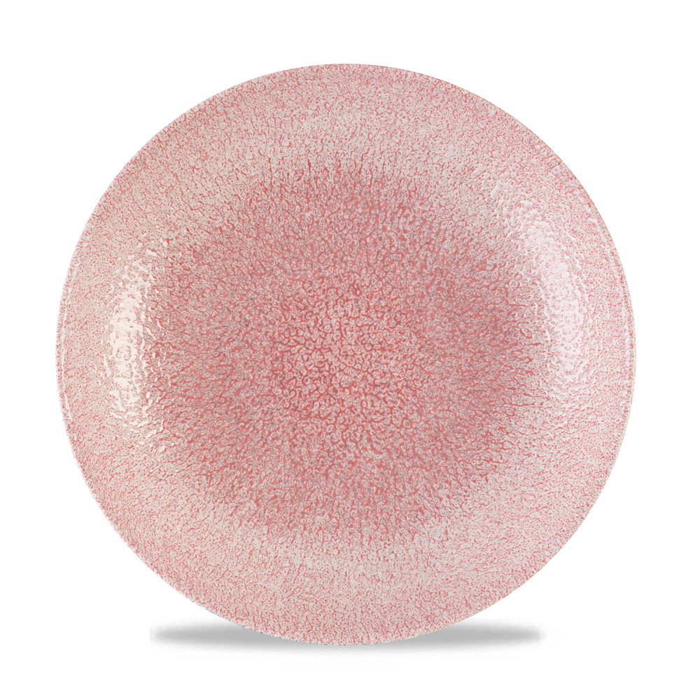 Studio Prints Raku Rose Quartz Pink Couple Plate 26cm