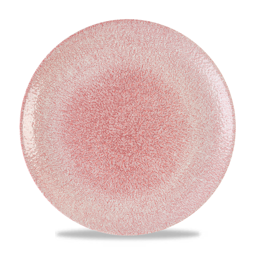 Studio Prints Raku Rose Quartz Pink Couple Plate 28.8cm