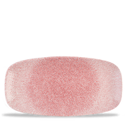 Studio Prints Raku Rose Quartz Pink Chefs Oblong Plate 35.5 x 18.9cm