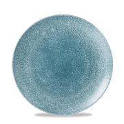 Raku Topaz Blue Evolve Coupe Plate 8.67"
