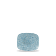 Raku Topaz Blue Oblong Chefs Plate – 6 x 5 Inches