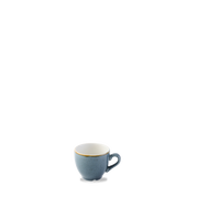 Stonecast Blueberry Espresso Cup 10Cl 3.5oz - Rustic Handpainted Charm