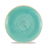Stonecast Mint Coupe Plate 21.7cm - Rustic Handcrafted Elegance